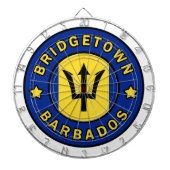 Cible De Fléchettes Bridgetown Barbade (Devant)