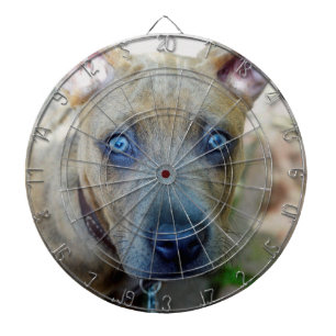 Cible De Fléchettes Brindle Pit Bull Puppy par Shirley Taylor