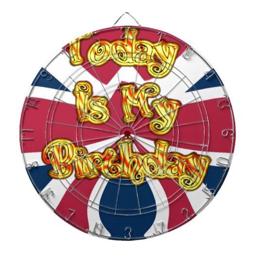 Cible De Fléchettes British Birday Gifts Art Print (Devant)