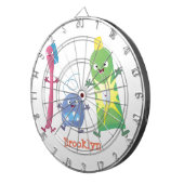 Cible De Fléchettes Brosse à dents mignonne dentifrice dentaire soie d (Devant droit)