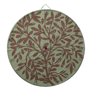 Cible de flechettes Brown et verte