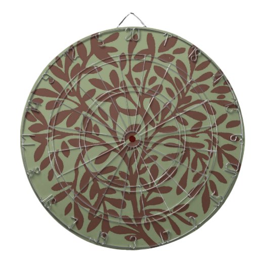 Cible de flechettes Brown et verte (Devant)
