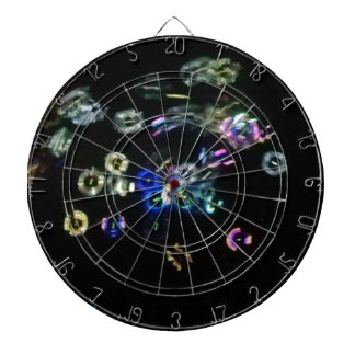 Cible De Fléchettes Bulles de lueur la nuit