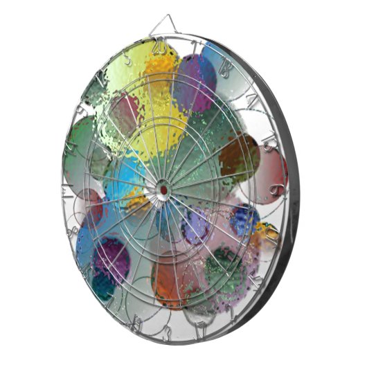 Cible De Fléchettes Bulles de verre (Devant droit)