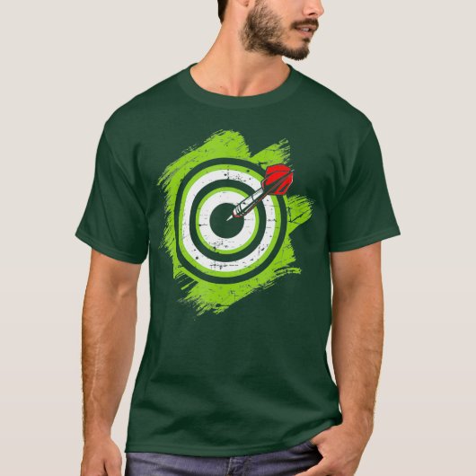 Cible de flechettes Bullseye Dart Tshirt fléchette (Devant)