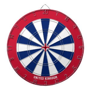Cible De Fléchettes Bullseye du drapeau britannique