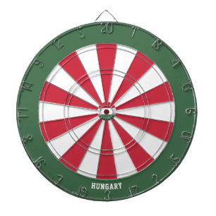 Cible De Fléchettes Bullseye du patriote du drapeau hongrois