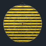 Cible De Fléchettes Bumblebee Noir Jaune Lignes horizontales Bumble Be<br><div class="desc">Si vous voulez montrer à tout le monde combien vous aimez les abeilles, ce design amusant et mignon avec des rayures horizontales noires et jaunes fera remarquer à tout le monde. Idéal pour les amoureux des animaux ! Vous verrez comment tout le monde va adorer l'esthétique du bourdon mignon que...</div>