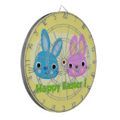CIBLE DE FLÉCHETTES BUNNIES "HAPPY EASTER" (Devant gauche)