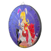 Cible De Fléchettes Bunny Girl sur Cupcake Dartboard (Devant droit)