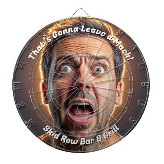 Cible De Fléchettes Ça va laisser une marque drôle (Devant)