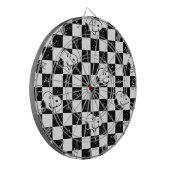 Cible De Fléchettes cacahuètes | Drapeau À damiers Snoopy (Devant gauche)