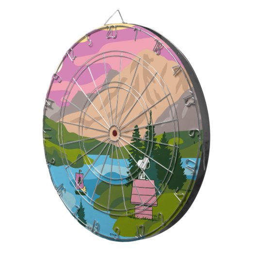 Cible De Fléchettes cacahuètes | Snoopy & Woodstock Le grand extérieur (Devant droit)