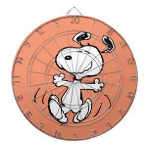 Cible De Fléchettes cacahuètes Une Danse Heureuse Snoopy