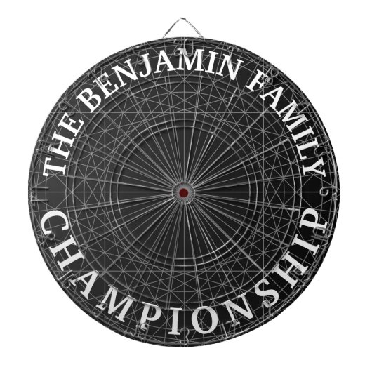 Cible De Fléchettes cadeau de famille moderne et géométrique abstrait  (Devant)