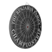 Cible De Fléchettes cadeau de famille moderne et géométrique abstrait  (Devant gauche)