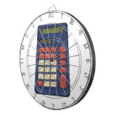 Cible De Fléchettes Calculatrice des années 80 90 Math School Nostalgi (Devant droit)