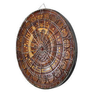 Cible De Fléchettes Calendrier de Natif américain