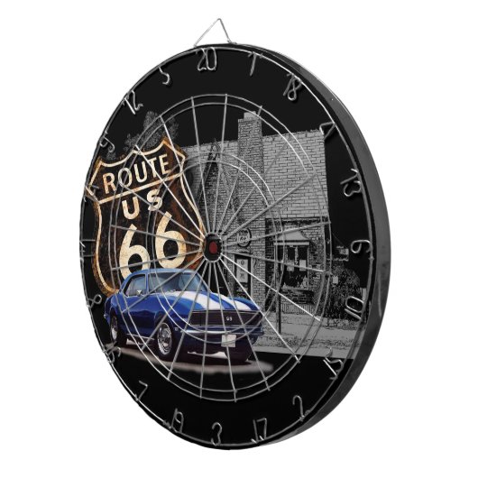 Cible De Fléchettes Camaro le 66 (Devant droit)