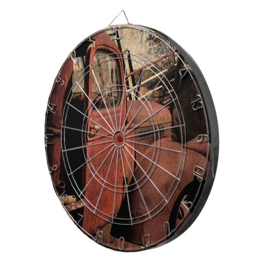 Cible De Fléchettes Camion abandonné (Devant droit)