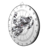 Cible De Fléchettes Camoflage gris Motoneige (Devant droit)