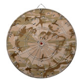 Cible De Fléchettes Camouflage Désert Avec Galets, Militaire, Armée (Devant)