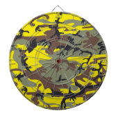 Cible De Fléchettes Camouflage jaune et Brown, Militaire, Armée (Devant)