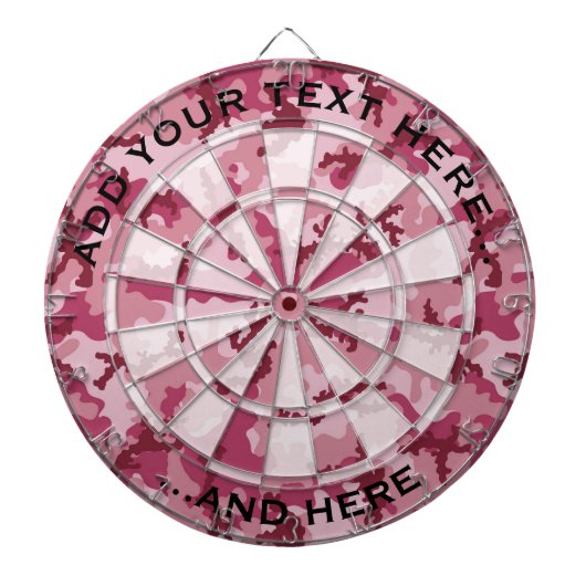 Cible De Fléchettes Camouflage rose (Devant)