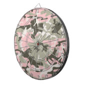 Cible De Fléchettes Camouflage rose et vert, Militaire, Armée (Devant droit)