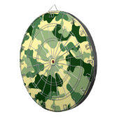 Cible de fléchettes camouflage vert (Devant droit)