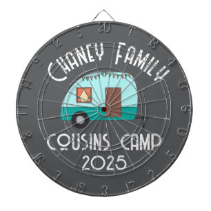 Cible De Fléchettes Camper Rétro Camp Cousins