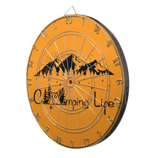 Cible De Fléchettes Camping-Outdoor Adventures-Dartboard (Devant droit)