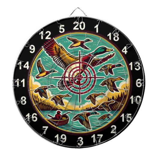 Cible De Fléchettes Canards dynamiques au-dessus de la conception de l (Devant)