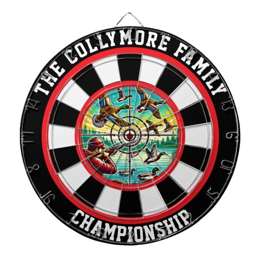 Cible De Fléchettes Canards rustiques en mouvement (Devant)