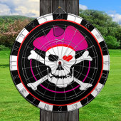 Cible De Fléchettes Capitaine Grace Dartboard & Pirates Drapeau, jeu d