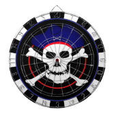 Cible De Fléchettes Capitaine Jack Dartboard & Drapeau des Pirates, Cr (Devant)
