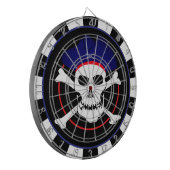 Cible De Fléchettes Capitaine Jack Dartboard & Drapeau des Pirates, Cr (Devant gauche)