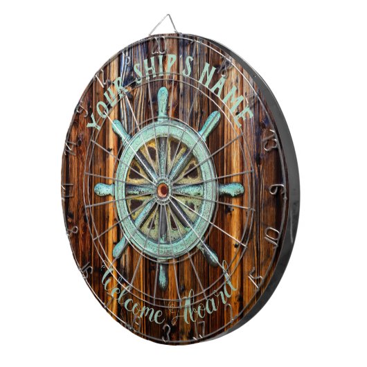 Cible De Fléchettes Capitaine Wheel (Devant droit)