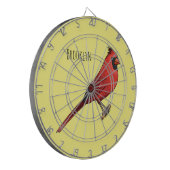 Cible De Fléchettes Cardinal du Nord dessin animé d'oiseau (Devant gauche)