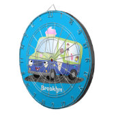 Cible De Fléchettes Caricature de camion de glace joli (Devant droit)