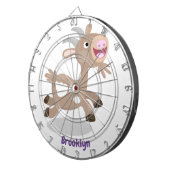 Cible De Fléchettes Caricature de chèvre billy joyeux (Devant droit)