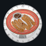 Cible De Fléchettes Caricature de Churro<br><div class="desc">Caricature de Churro</div>