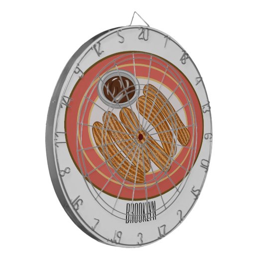 Cible De Fléchettes Caricature de Churro (Devant gauche)