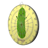 Cible De Fléchettes Caricature de cornichon joyeux (Devant droit)