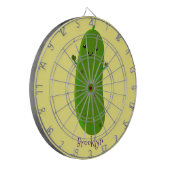 Cible De Fléchettes Caricature de cornichon joyeux (Devant gauche)