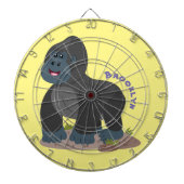 Cible De Fléchettes Caricature de gros gorilles joyeux (Devant)