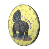 Cible De Fléchettes Caricature de gros gorilles joyeux (Devant droit)