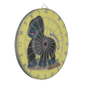 Cible De Fléchettes Caricature de gros gorilles joyeux (Devant gauche)