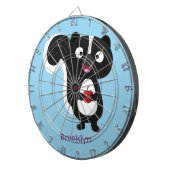 Cible De Fléchettes Caricature de skunk jote happy (Devant droit)