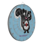 Cible De Fléchettes Caricature de skunk jote happy (Devant gauche)